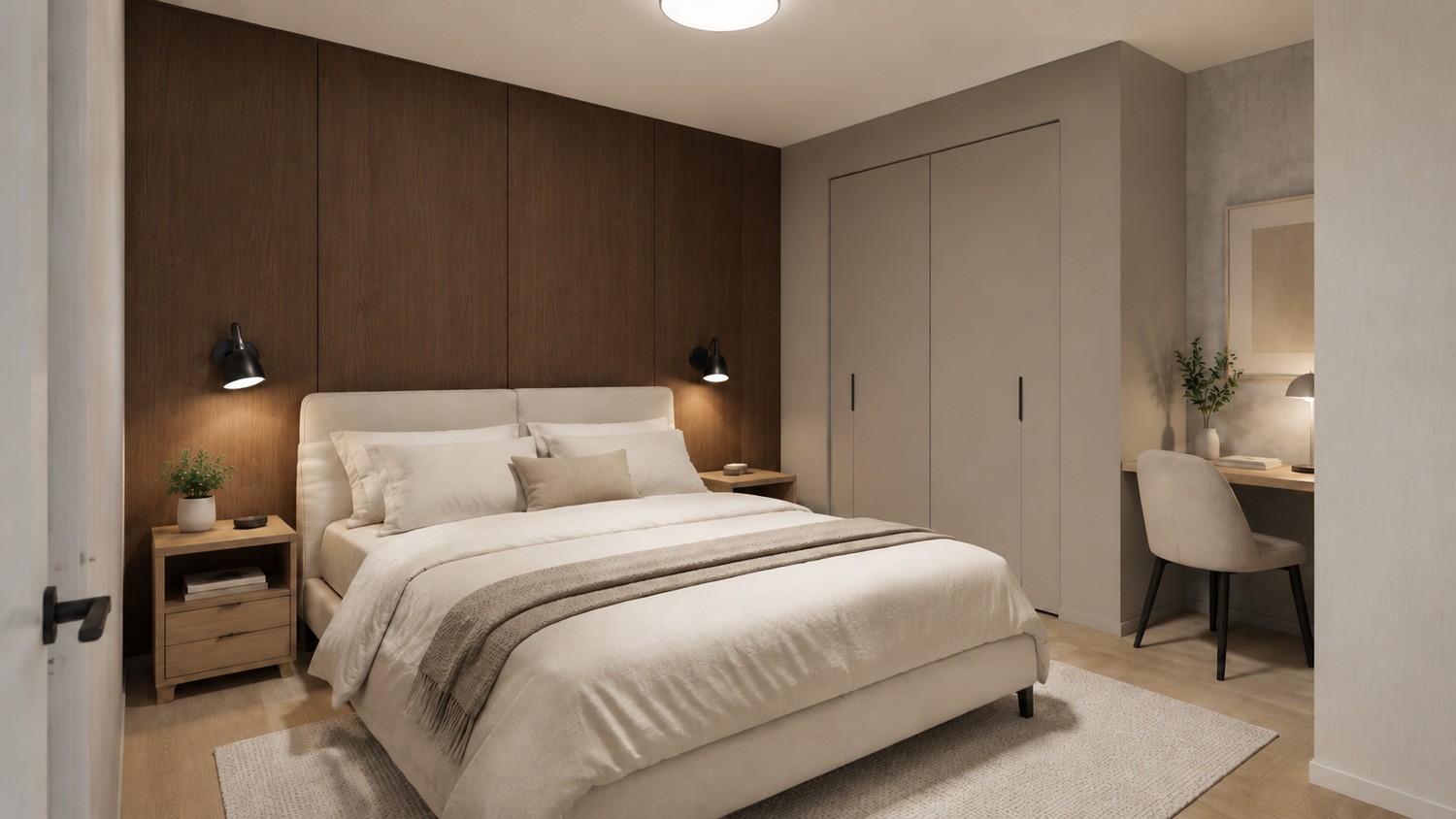Urban loft bedroom - NIMBUS, SCARWOOD + FERRO