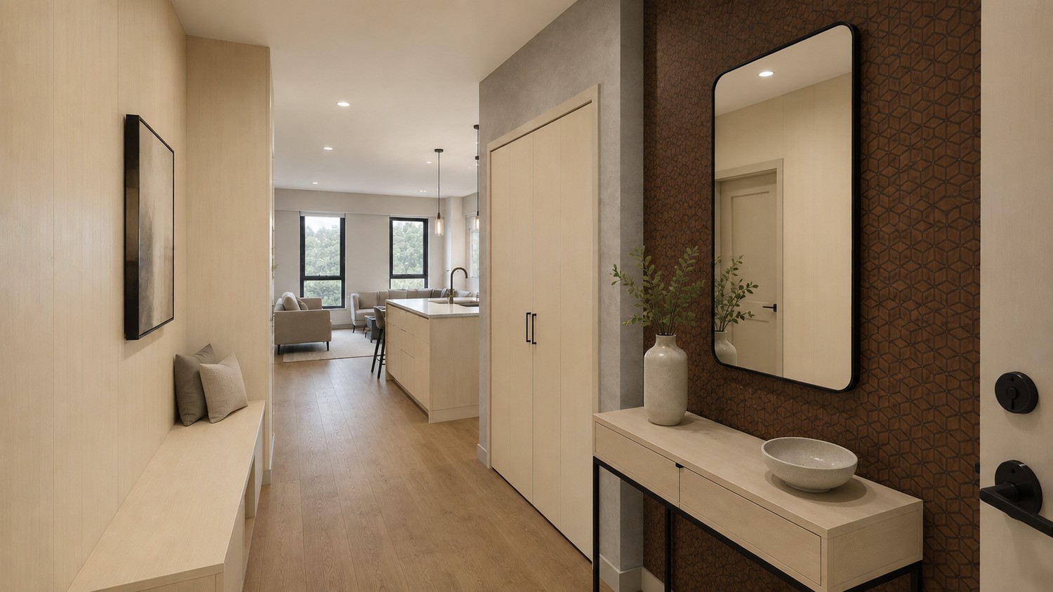 Apartment entry - DUST, RUMBLE + NIMBUS